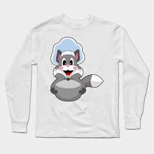 Cat Chef Cooking pot Long Sleeve T-Shirt